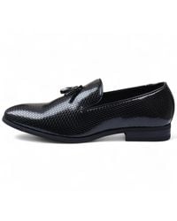 Infinity Leather - Formal Tassel Loafers Slip-On Leather Shoes - Lyst
