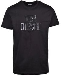 DIESEL - Cotton T-Shirt - Lyst