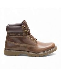 Caterpillar - Cat (Caterpillar) Colorado 2.0 Fossil Leather Hiking Ankle Boots - Lyst