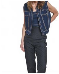 Autumn Cashmere - Sleeveless Jacket Vest - Lyst