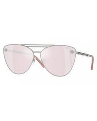 Versace - Cat Eye Full Rim, With A Frame And Mirror Lens - Lyst
