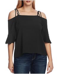 Vince Camuto - Sheer Off The Shoulder Top - Lyst