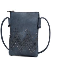 MKF Collection by Mia K - Athena Crossbody Vegan Leather Handbag By Mia K. - Lyst