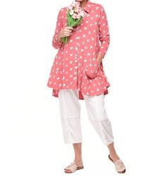 Tulip Clothing - Lauryn Button Down Tunic Shirt - Lyst