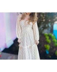 Listicle - Victoria Lace Maxi Dress - Lyst