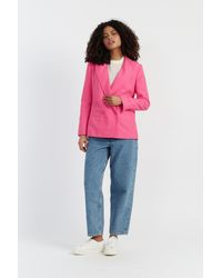 Chinti & Parker - Rose Tencel-Linen Blazer - Lyst