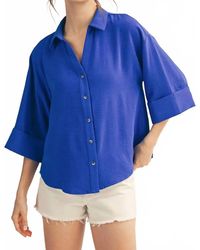 Jodifil - Button Pleat Top - Lyst
