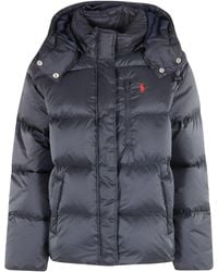 Polo Ralph Lauren - Crly Quilted Hooded Polyester Down Jacket - Lyst