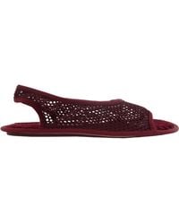 Ferragamo - Ferragamo Anio Mesh Slingback Sandals, Size 7 C - Lyst