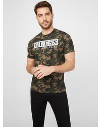 Guess Factory - Greg Camo Reflective Tee - Lyst