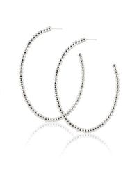 Sahara - Chelsea Beaded Hoop Earrings - Lyst
