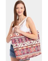 Fashnzfab - Aztec Pattern Tote Bag - Lyst