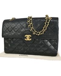 Chanel - Timeless Leather Shoulder Bag (pre-owned) - Lyst