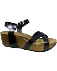 Eric Michael - Veda Strap Wedge Sandals - Lyst