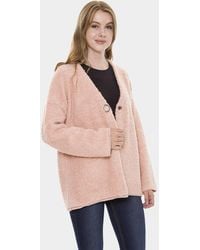 TRUEDAMES - Chunky Solid Color Pockets Sweater Cardigan - Lyst