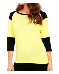 French Kyss - Baseball "t" Top - Lyst