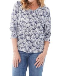 Fdj - Shell Etching Print Top - Lyst