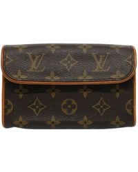 Louis Vuitton - Florentine Canvas Clutch Bag (pre-owned) - Lyst