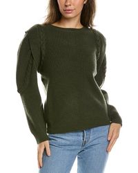 Lea & Viola - Braided Wool & Cashmere-Blend Sweater - Lyst
