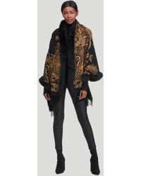Gorski - Cashmere Stole With Fox Top And Bottom - Lyst
