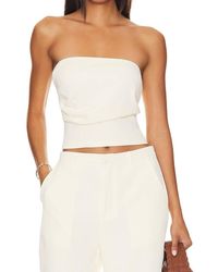SNDY'S - Roma Strapless Top - Lyst