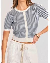 Sadie & Sage - Mavi Stripe Cardigan - Lyst