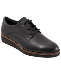 Softwalk - Willis Suede Padded Insole Oxfords - Lyst
