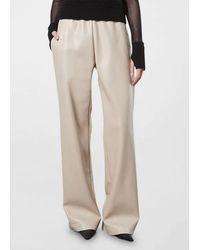 Enza Costa - Soft Faux Leather Straight Leg Pant - Lyst