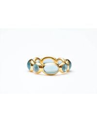 Avenue Chic - Ovali Eternity Stacking Ring - Lyst