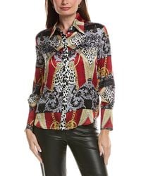 tyler boe - Chloe Silk Ermin Blouse - Lyst