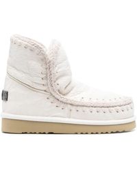 Mou - Soft Sheep Leather Casual Closed Ankle Boots - Lyst