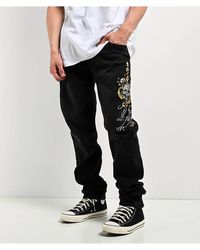 Ed Hardy - Dagger Skull Slim Taper Jean - Lyst