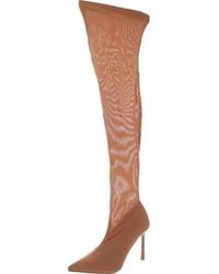 Steve Madden - Evie Sheer Pointed Toe Over-The-Knee Boots - Lyst
