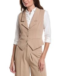Gracia - Button Front Vest - Lyst