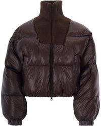 DIESEL - Plum Warrior Nylon Down Jacket - Lyst