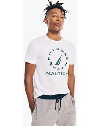 Nautica - Sustainably Crafted Flag Graphic T-shirt - Lyst