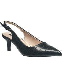 French Connection - Knit Vamp Slingback Sandals - Lyst