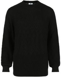 Missoni - Signature Crochet Knit Sweater With Zigzag Pattern - Lyst