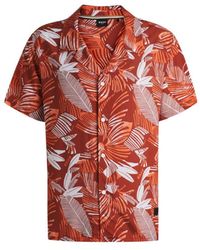 BOSS - Regular-Fit Beach Shirt With All-Over Print - Lyst