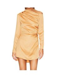 A.L.C. - Jamie Side Ruched Long Sleeve Mini Dress - Lyst