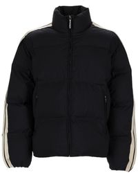 Palm Angels - Puffer Jacket With Side Stripe Detail - Lyst