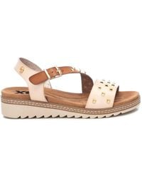 Xti - Wedge Sandals With Studs - Lyst