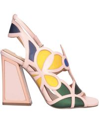Exe' - Dominic High Heeled Block Sandal - Lyst