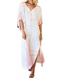 Emerson Fry - Tie Dye Caftan Dress - Lyst