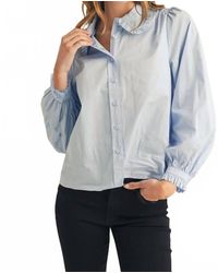 Jodifil - Ruffle Collar Button-Down Top - Lyst