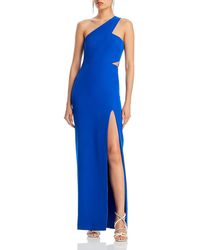 Aidan By Aidan Mattox - Cut-out One Shoulder Formal Dress - Lyst