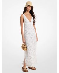 MICHAEL Michael Kors - Corded Floral Lace Maxi Dress - Lyst