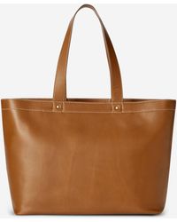 Shinola - The Pocket Tan Natural Leather Tote 20217379 - Lyst