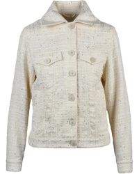 Eleventy - Cotton Bouclé Short Jacket - Lyst