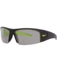Nike - Sunglasses Shield Semi Rim, Matte Frame And Volt Lens Ev0325Diverge007 - Lyst